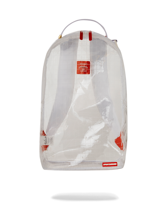 sprayground CLEAR VISION SHARKS IN PARIS - 100% ALL CLEAR DLX BACKPACK