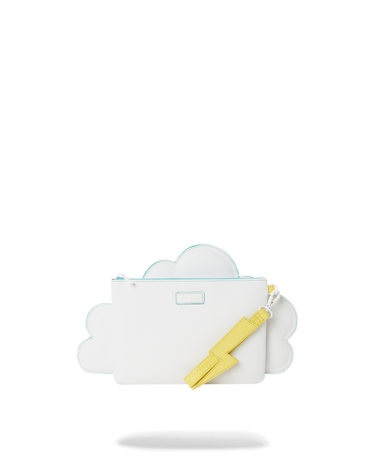 Sprayground CLOUDY WITH A CHANCE OF SHARK CROSSOVER CLUTCH