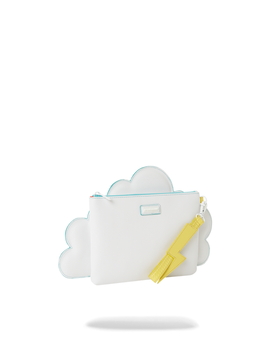 Sprayground CLOUDY WITH A CHANCE OF SHARK CROSSOVER CLUTCH