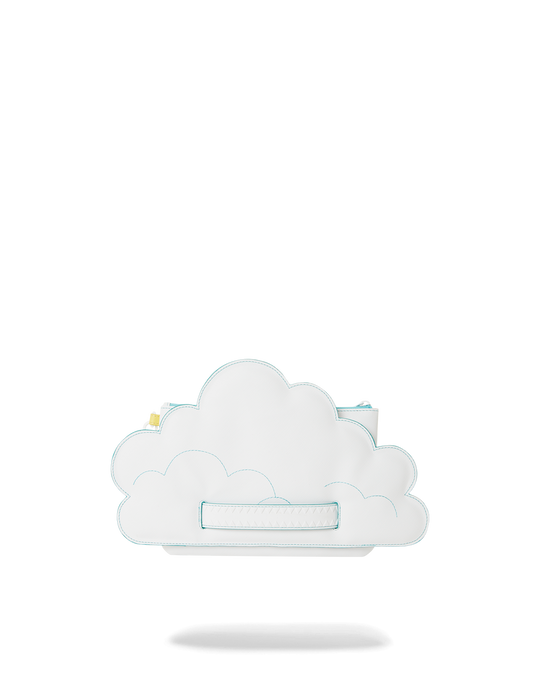 sprayground CLOUDY WITH A CHANCE OF SHARK CROSSOVER CLUTCH