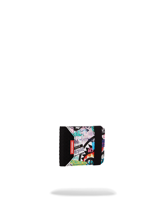 Sprayground CREATE ANOTHER DAY ELASTIC BI-FOLD WALLET