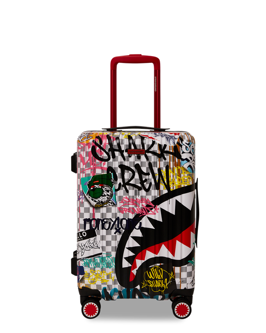 Sprayground CREATE ANOTHER DAY SHARKNAUTICS HARDSHELL CARRY-ON LUGGAGE