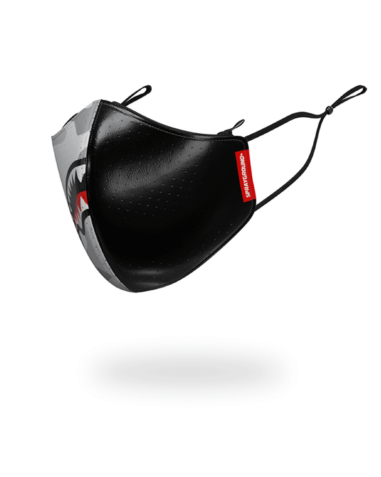 Sprayground DAMAGE CONTROL STASH POCKET VEGAN LEATHER FACE MASK