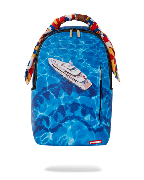 sprayground DEEPSEA ESCAPE BACKPACK W/REMOVABLE SCARF