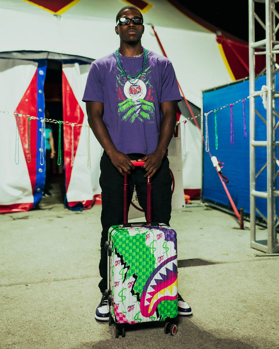 Sprayground DREAMY TECHNICOLOR SHARKNAUTICS HARDSHELL CARRY-ON LUGGAGE