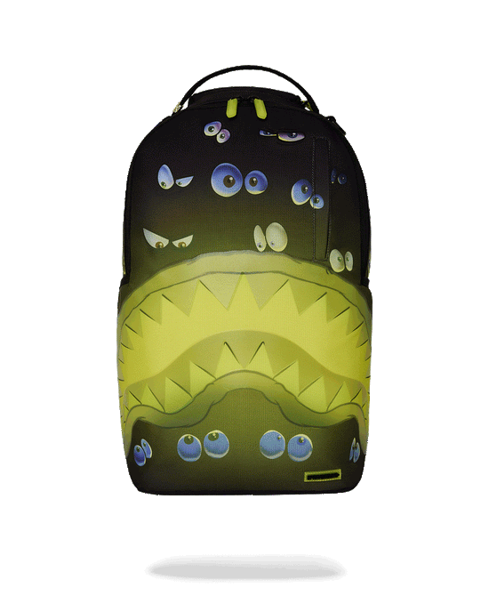 sprayground EYES ALL A GLOW (GLOW IN THE DARK) DLXR BACKPACK