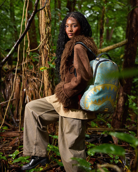 Sprayground FOUNDATION CRYSTAL IRIDESCENT SHARK BACKPACK