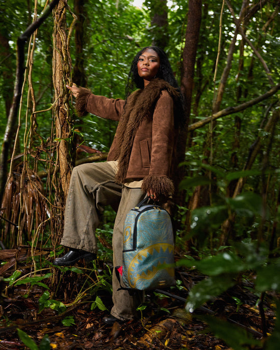 Sprayground FOUNDATION CRYSTAL IRIDESCENT SHARK BACKPACK