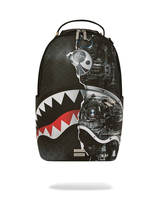 sprayground FOUNDATION LADY DEMERZEL ROBOTIC SHARK BACKPACK