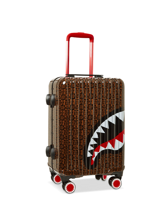 sprayground FRENZY SHARKS SHARKNAUTICS HARDSHELL CARRY-ON LUGGAGE