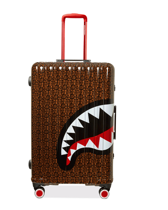 sprayground FRENZY SHARKS SHARKNAUTICS HARDSHELL FULL-SIZE LUGGAGE