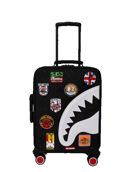 sprayground GLOBAL MOGUL BILLIONAIRE IMPERIAL CARRY-ON LUGGAGE