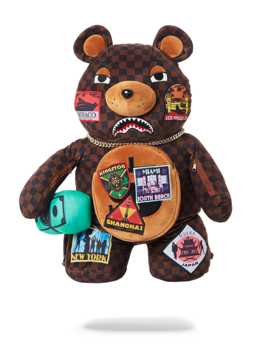 sprayground GLOBAL MOGUL MONEYBEAR TEDDYBEAR BACKPACK