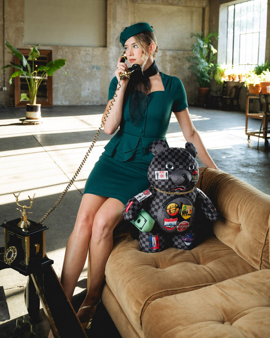 Sprayground GLOBAL MOGUL UNLIMITED MILES MONEYBEAR TEDDYBEAR BACKPACK