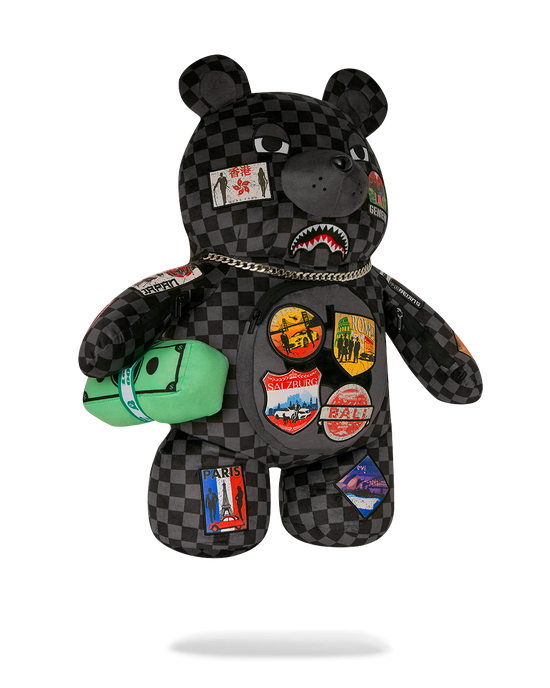 Sprayground GLOBAL MOGUL UNLIMITED MILES MONEYBEAR TEDDYBEAR BACKPACK