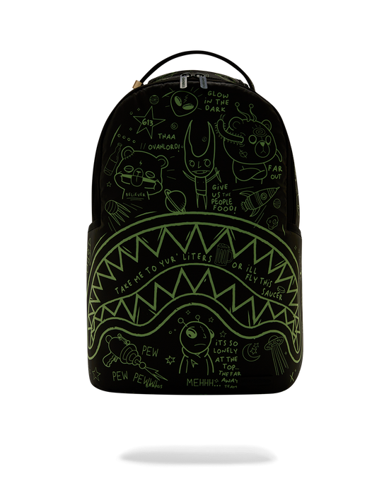 Sprayground GLOW THE SPACE BACKPACK (GLOW IN THE DARK EFFECT)