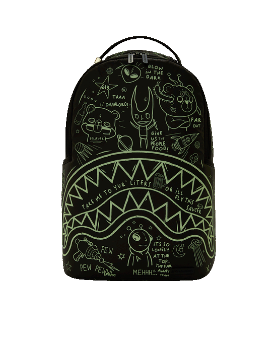 Sprayground GLOW THE SPACE BACKPACK (GLOW IN THE DARK EFFECT)
