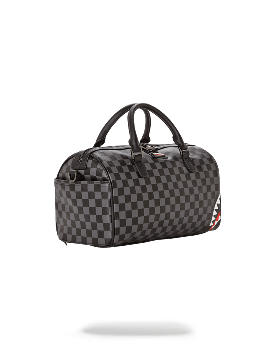Sprayground GREY CHECKERED SHARKS IN PARIS MINI DUFFLE