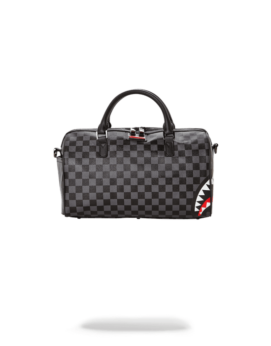 Sprayground GREY CHECKERED SHARKS IN PARIS MINI DUFFLE