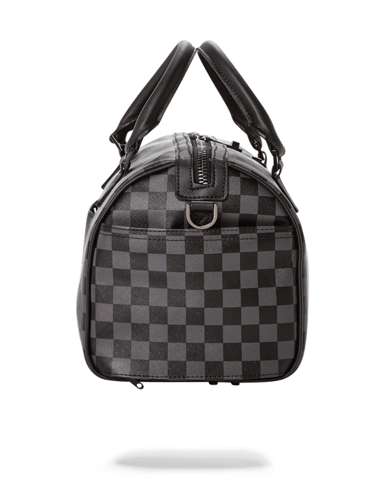 Sprayground GREY CHECKERED SHARKS IN PARIS MINI DUFFLE