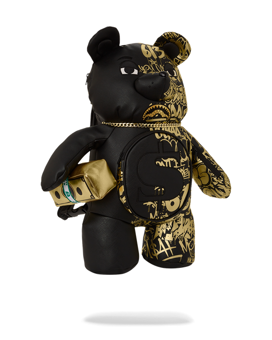 Sprayground HALF GRAFF GLIDE MONEYBEAR TEDDYBEAR BACKPACK