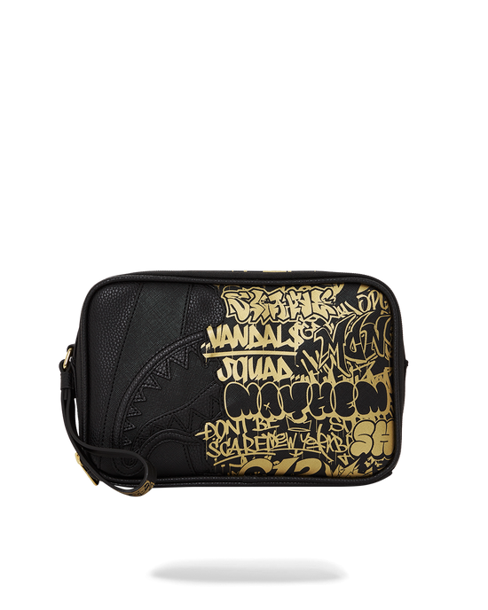 sprayground HALF GRAFF GLIDE TOILETRY BRICKSIDE BAG