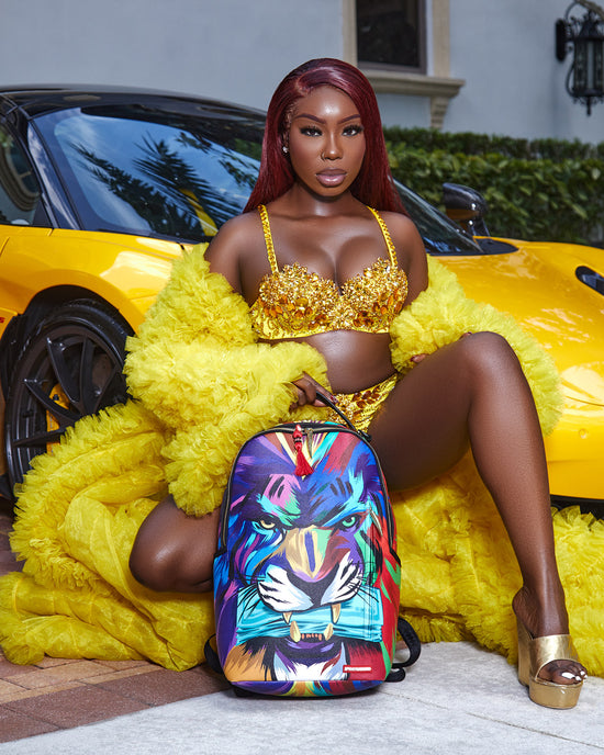 Sprayground HEAR MY ROAR A.i.6 SANDFLOWER COLLAB BACKPACK (DLXV)