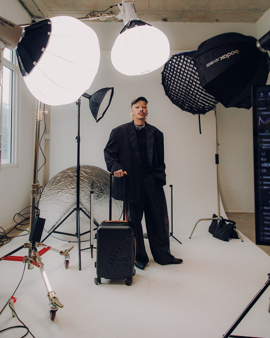 Sprayground HENNY JETSTREAM SHARKITECTURE CARRY-ON LUGGAGE