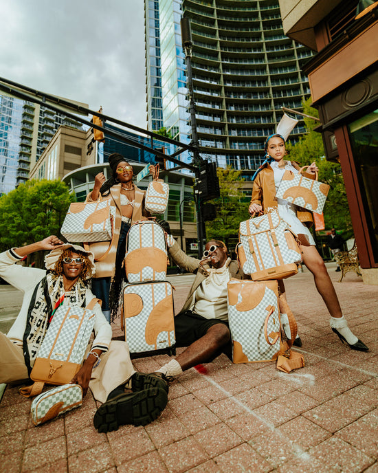 Sprayground HENNY LATTE SOFT SHELL CARRY-ON LUGGAGE