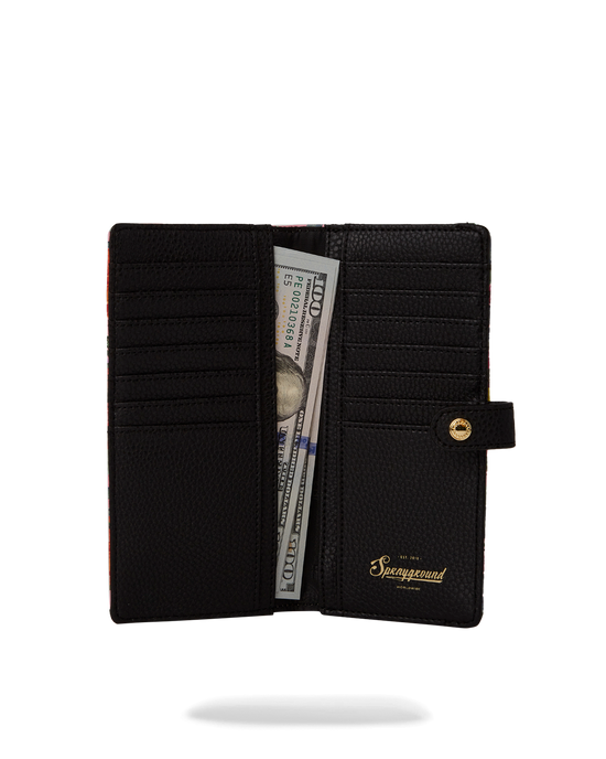 Sprayground HUMMINGBIRD SHARK PRECISION LONG SINGLE-FOLD WALLET