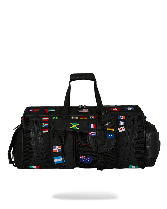 sprayground JAMES FIRST CLASS GLOBAL FLAGS SPECIAL OPS DUFFLE