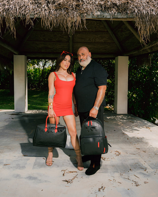 Sprayground JAMES FIRST CLASS GLOBAL TAKEOFF SPIRKIN HANDBAG