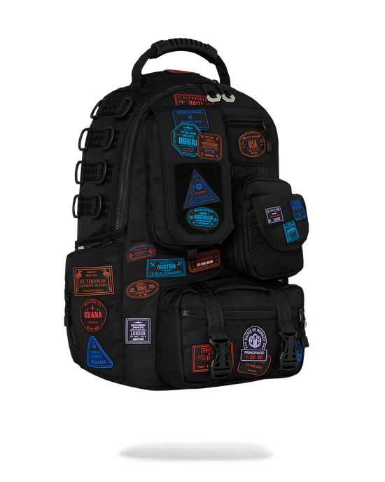 Sprayground JAMES FIRST CLASS I GOT THESE STAMPS BACKPACK