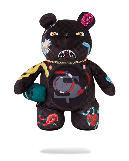 sprayground JARDIN D'EDEN MONEYBEAR TEDDYBEAR BACKPACK