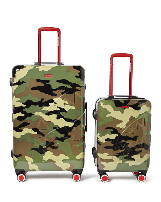 Sprayground JUNGLE PARIS 2 PC LUGGAGE SET (CARRY-ON & FULL-SIZE)