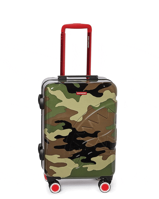 sprayground JUNGLE PARIS 21.5” CARRY-ON SHARKITECTURE LUGGAGE