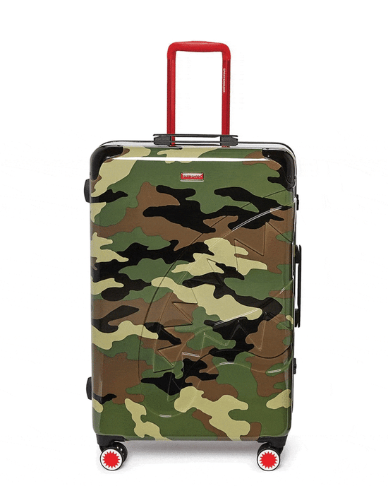 sprayground JUNGLE PARIS 29.5” FULL-SIZE SHARKITECTURE LUGGAGE
