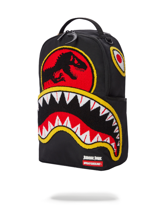 Sprayground JURASSIC PARK SHARK "CHENILLE SHARK" BACKPACK (DLXR)