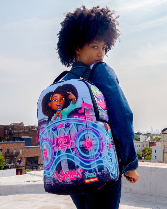 Sprayground KARMA'S WORLD TURN UP THE VOLUME BACKPACK