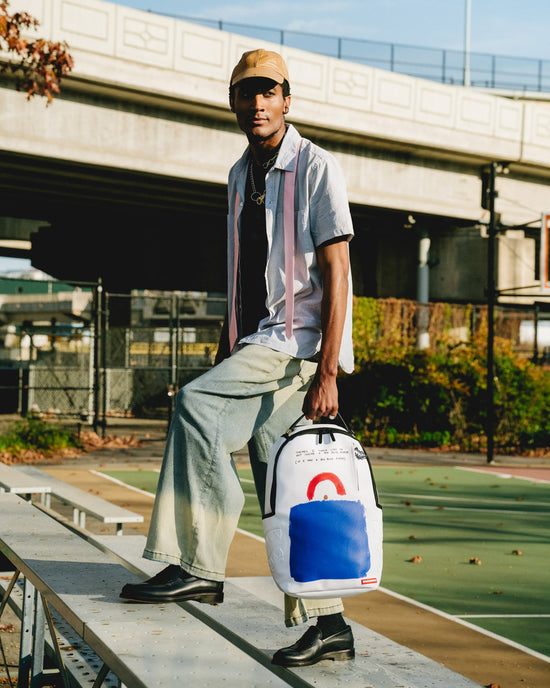 Sprayground KEITH HARING BIG BLUE PURSE ART BACKPACK