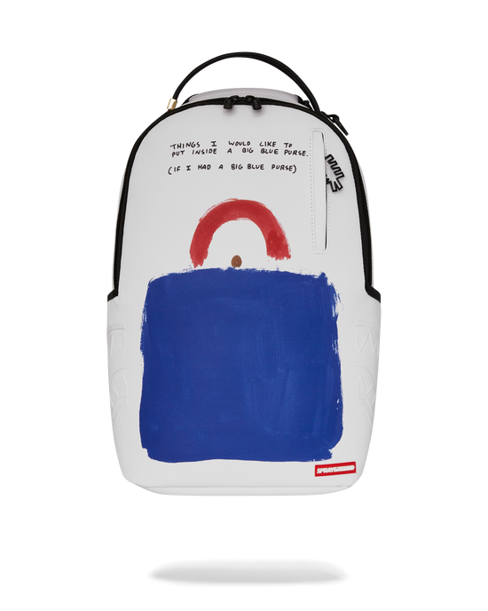 sprayground KEITH HARING BIG BLUE PURSE ART BACKPACK