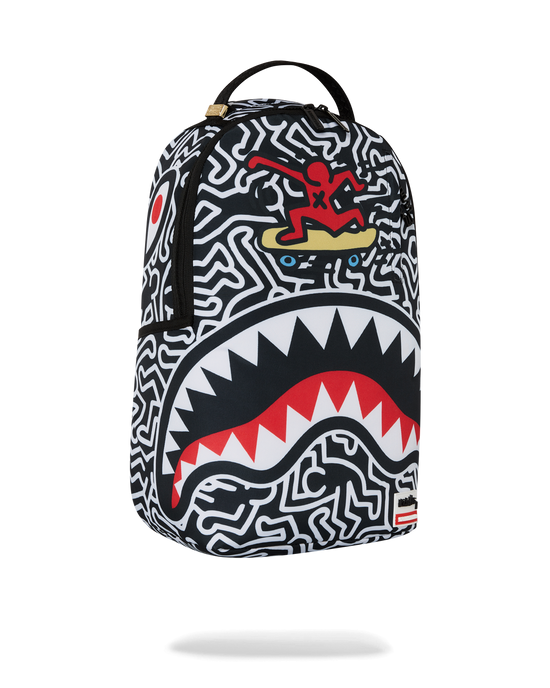 Sprayground KEITH HARING SKATER SHARK DLXSR BACKPACK