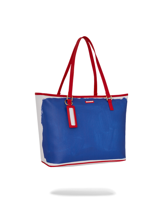 Sprayground KEITH HARING THE BIG BLUE PURSE ART TOTE
