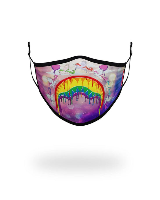sprayground KIDS FORM FITTING MASK: MELT THE RAINBOW