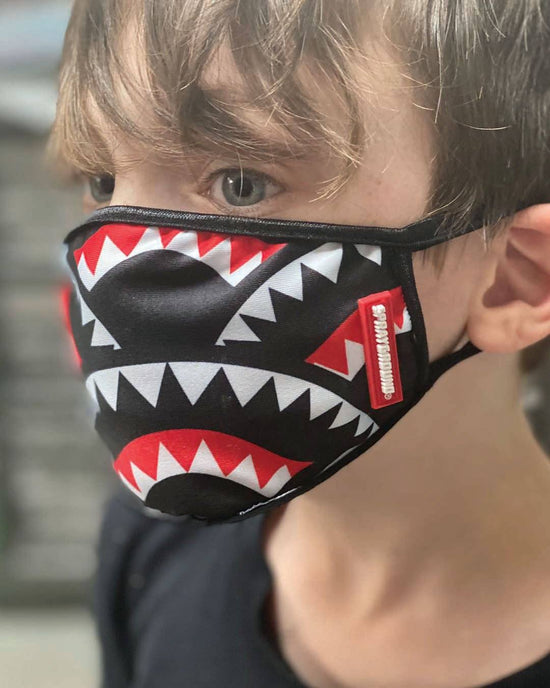 Sprayground KIDS SHARKMOUTH PATTERN MASK (CLASSIC FIT)