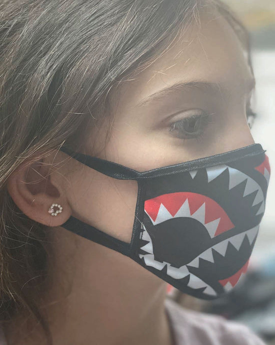 Sprayground KIDS SHARKMOUTH PATTERN MASK (CLASSIC FIT)