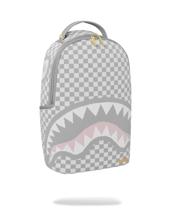 Sprayground KNIT SHARKS IN PARIS IN CREAM DLX BACKPACK