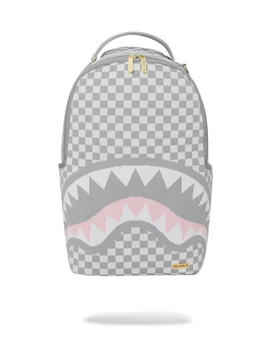 sprayground KNIT SHARKS IN PARIS IN CREAM DLX BACKPACK
