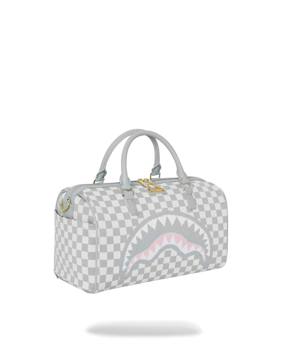 Sprayground KNIT SHARKS IN PARIS IN CREAM MINI DUFFLE