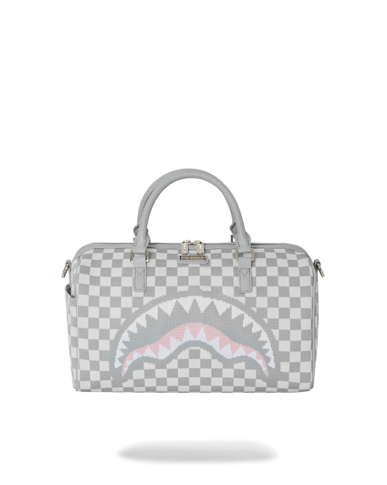 sprayground KNIT SHARKS IN PARIS IN CREAM MINI DUFFLE